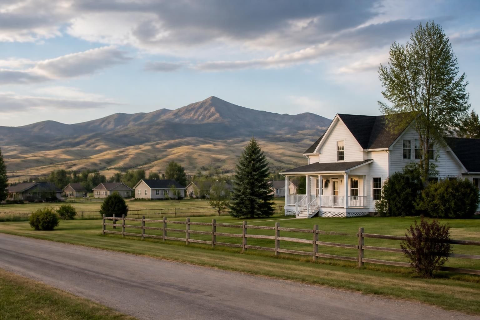 Country homes and open space in Shepherd Montana