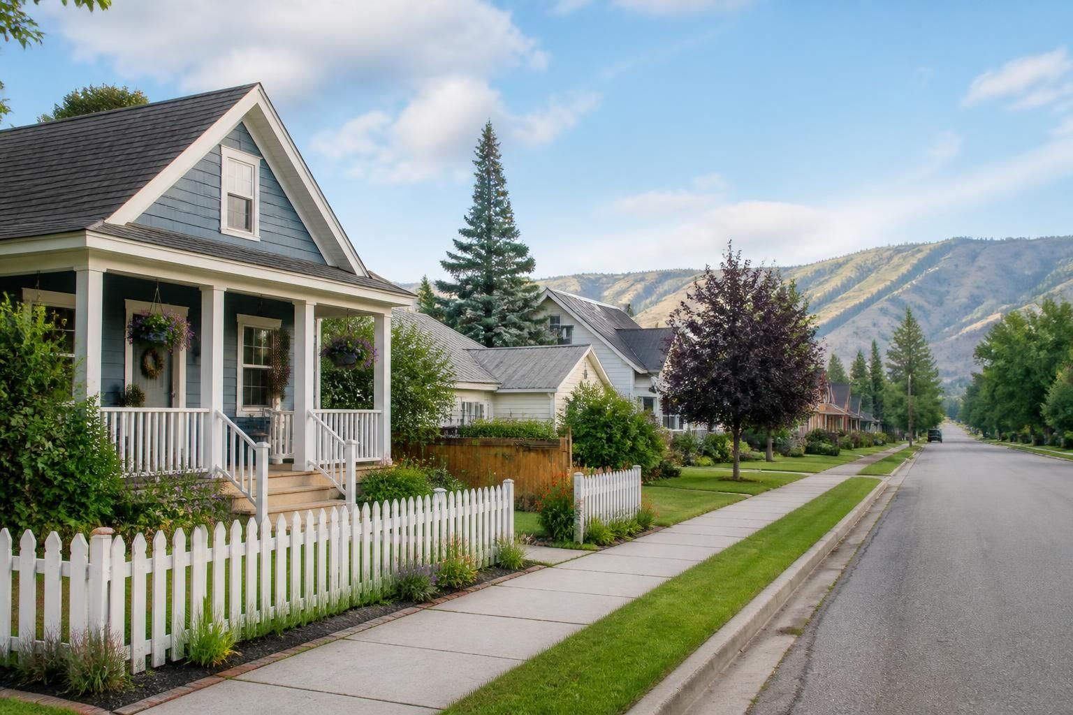 Neat home exterior on a peaceful street in Worden